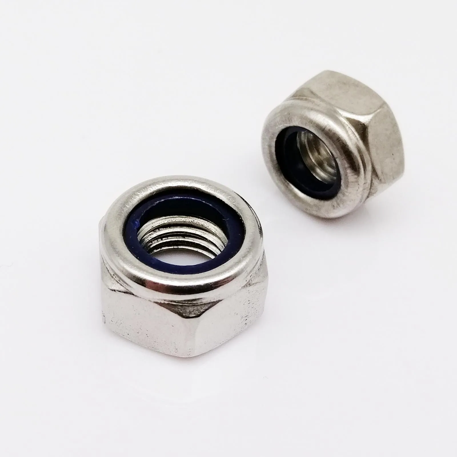 M2 M2.5 M3 M4 M5 M6 M8 M10 M12 304 Stainless Steel Hexagon Nylon Insert Lock Nut Set Hex Self Locking Assortment Kit 162/357pcs hexagon nuts,nylon lock nut,locking nuts