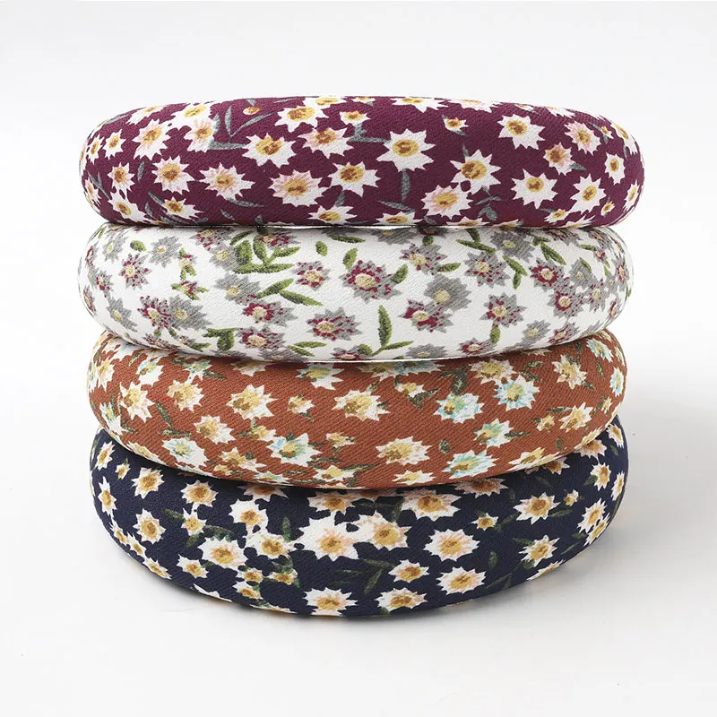2020 New Hair Accessories Leopard Floral Print Sponge Hairbands Braided Headband Hoop Fashion Bands Bezel Headdress |