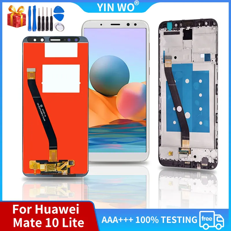 100% протестированные панели для Huawei Mate 10 Lite ЖК-дисплей сенсорный экран дигитайзер