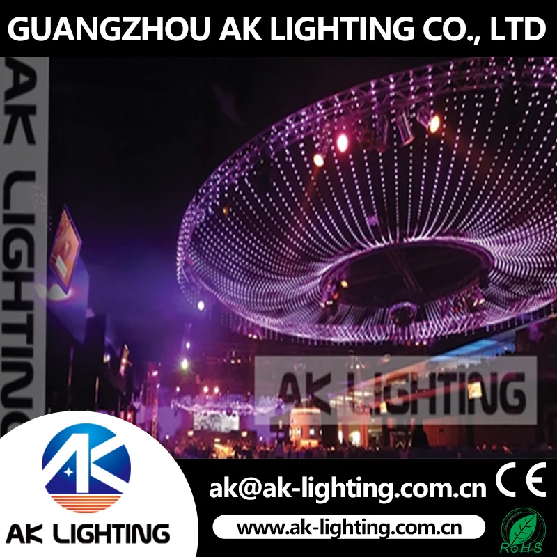 AK LIGHTING 30 шт. светодиодный 3D пиксельный шар 50 мм RGB