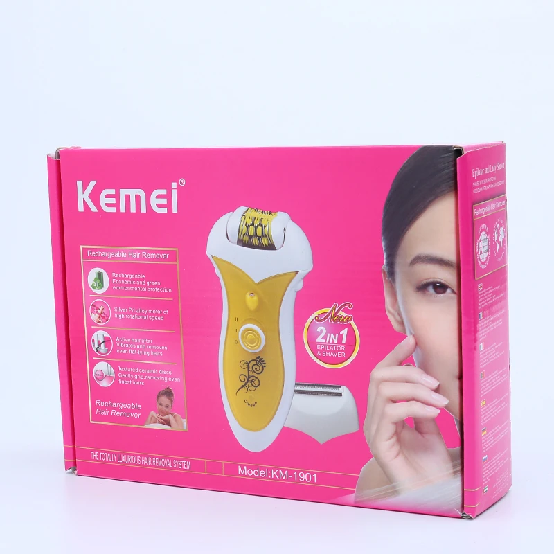 Kemei перезаряжаемая многофункциональная Женская бритва для повседневного