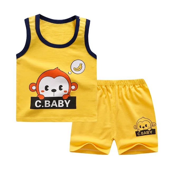 Baby Boy Clothes Casual Tracksuit  Pure Cotton Clothing Summer Clothes For Babies T-shirts  3