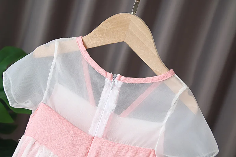 2019 акция, vestido infantil, платье для малышей Детские летние платья в китайском стиле милое платье в стиле ретро с вышивкой и перекрестной каймой