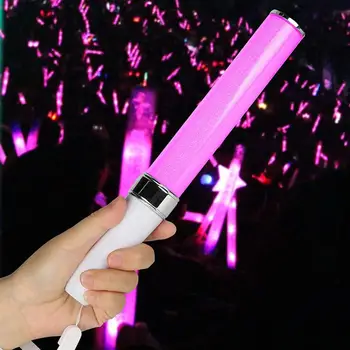 

15 Colors Party Glow Light Stick LED Glowing Support Stick Luminescent Stick For Birthday Wedding Concert Party Supplies A35