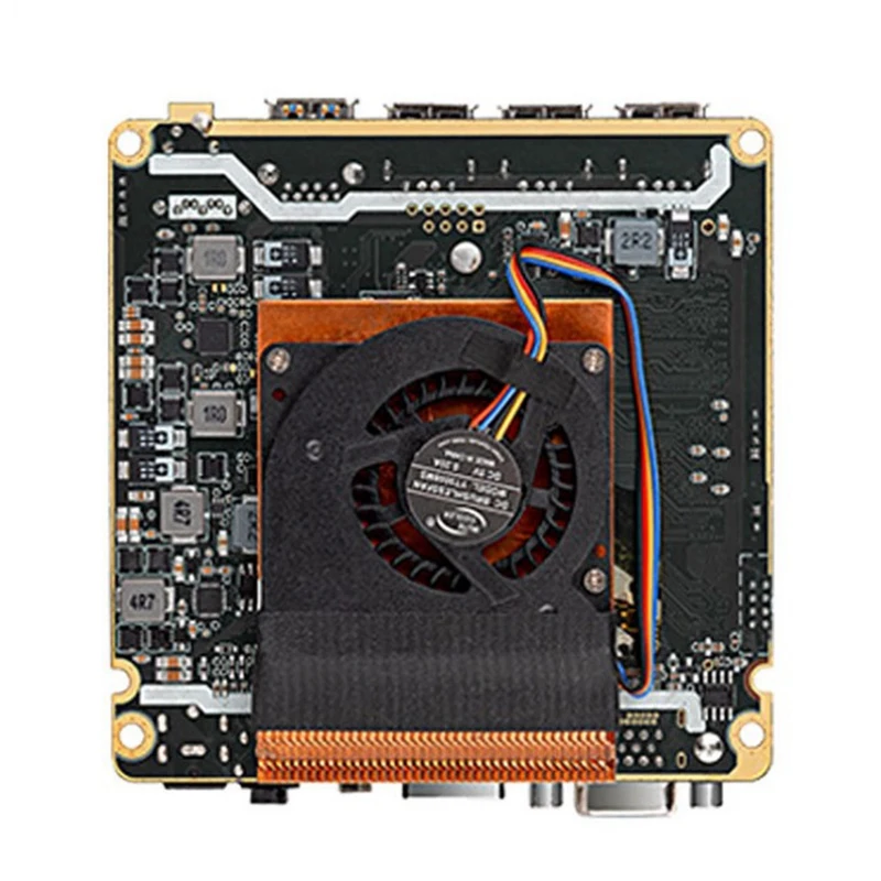 Мини ITX материнская плата J1900V4U 2 0 GHz DDR3 8GB/1600MHz тонкая мини NUC с охлаждающим