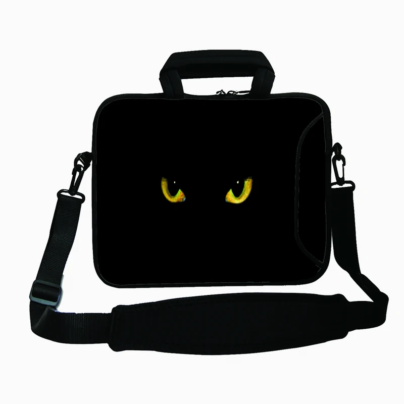 Neopren плечевой ремень для ноутбука ручная сумка для переноски Горячая 10 12 13 14 15 17 15,6 13,3 дюймов ноутбук мессенджер портфель чехол Funda - Цвет: 010