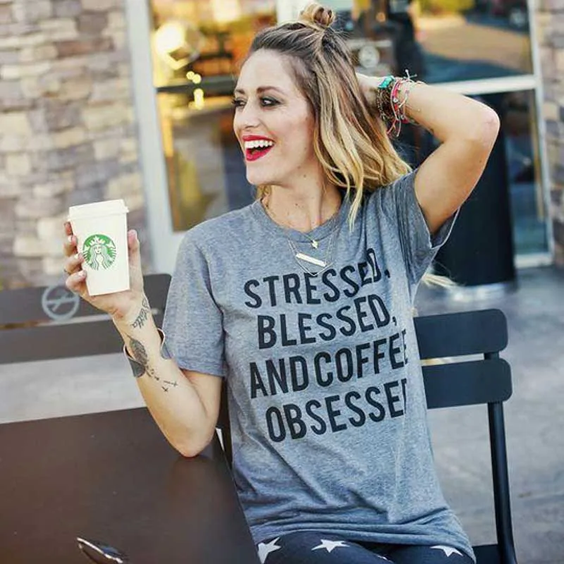 Женская футболка унисекс с надписью испорченный и кофейный|tshirt fashion women|tshirt womentshirt