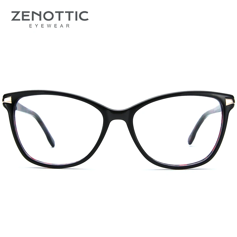 ZENOTTIC, Ретро стиль, оправа для очков, мужская, прозрачная,, полная оправа, дизайнерская, оптическая, близорукость, очки, очки, ультра-светильник, оправа