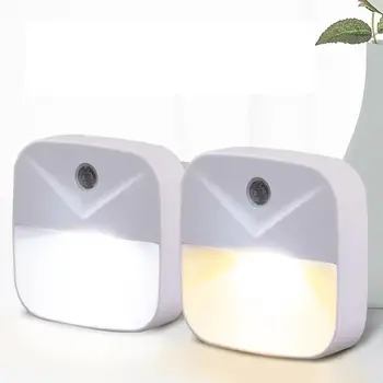 

US Plug In LED Night Lightwith Sensor Wireless Energy Saving Lighting Children Living Room Bedroom Safe Convinent Night Lamp