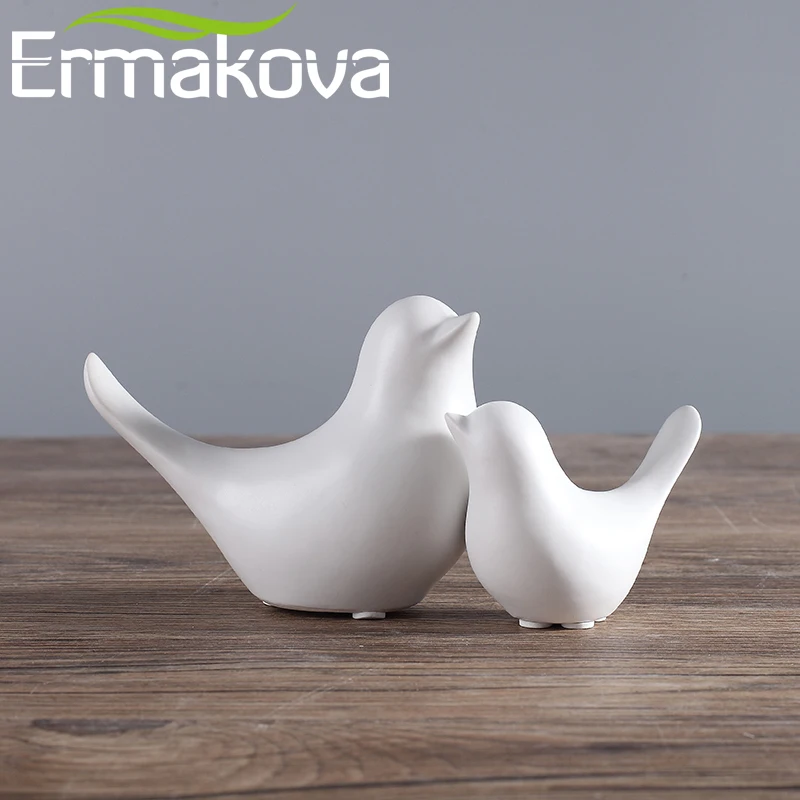 ERMAKOVA керамическая декоративная статуя птицы фарфоровая статуэтка Животная
