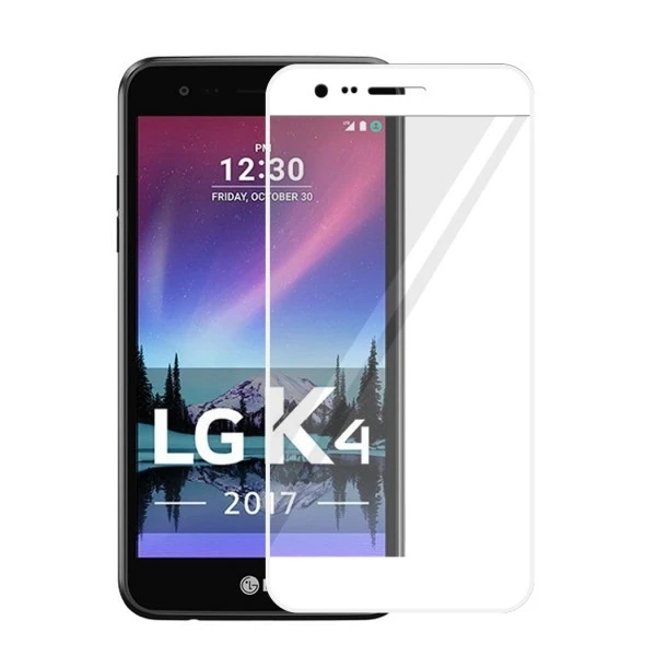 Pellicola Salvaschermo In Vetro Temperato Lg K4 2017 Bianco