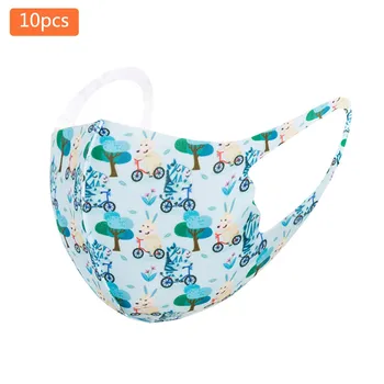 

10pc Child Kids Baby Breathable Filter Safet Protect Thin Type Cartoon Soft Breathable Nonwoven Blue Pink Boys Toiletry Kits