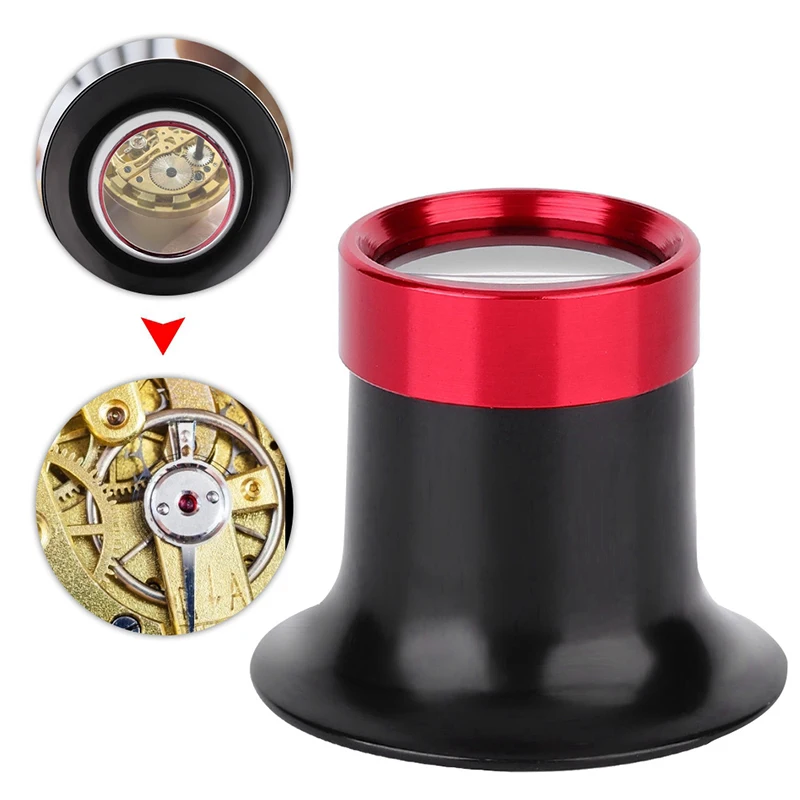 3x/5x/10x/15x/20x Eye Magnifier Loupe Jewelry Watch Repair Tool Magnifying Glass Loupe Lens