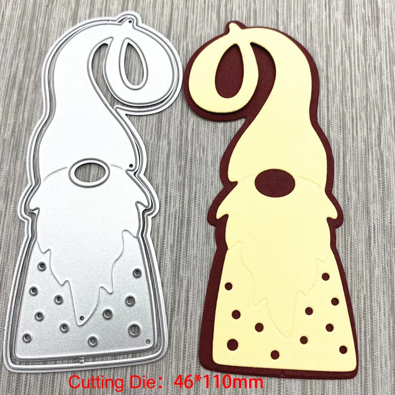 

New Design Craft Santa Metal Cutting Die Die Cuts Gnome Santa Claus Decor Scrapbook Album Paper Card Craft Embossing Die Cuts