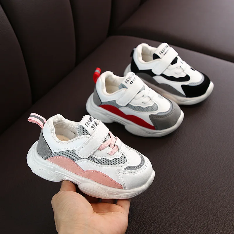 girls white running trainers