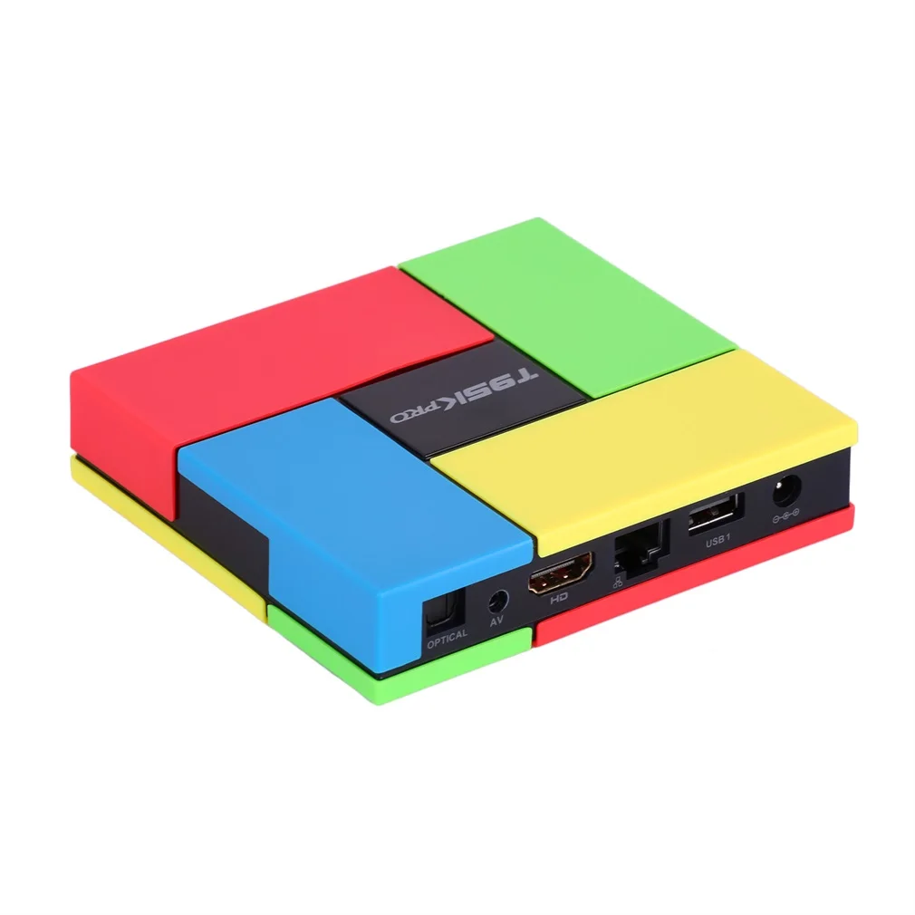 T95KPro Android 6,0 ТВ приставка Восьмиядерный S9122 2G Гц 2G/16G H.265 4K 3D 2,4G/5G двойной WiFi BT4.0 1000M Giagabit Lan