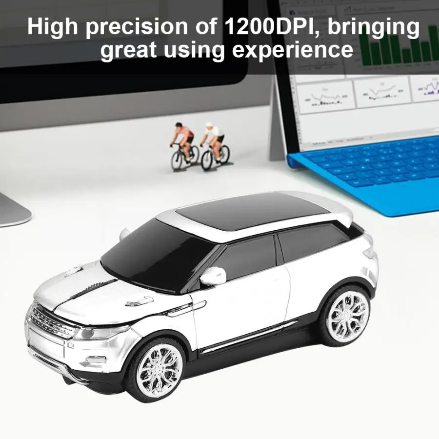 Белый Для Land Rover, модель автомобиля, 2,4G, 1200 dpi, беспроводная мышь, мыши для ноутбука, ноутбука, компьютера, беспроводные мыши - Цвет: Белый