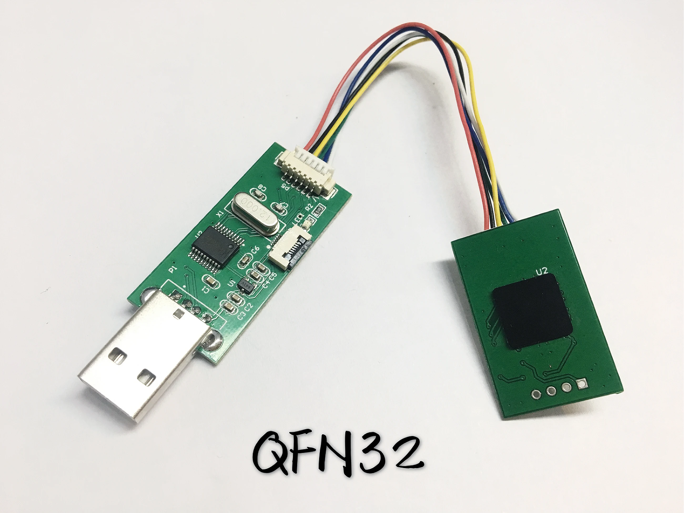 

Small Area Fingerprint Sensor And Fingerprint Algorithm Chip Nesting Test Demo Board