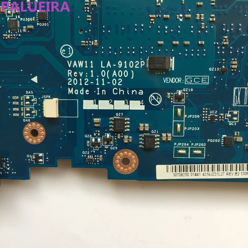 PALUBEIRA CN-0V98DM V98DM для DELL INSPIRON 17R 3721 5721 Материнская плата ноутбука VAW11 LA-9102P SR0XG I7-3537U HD 8700M материнская плата