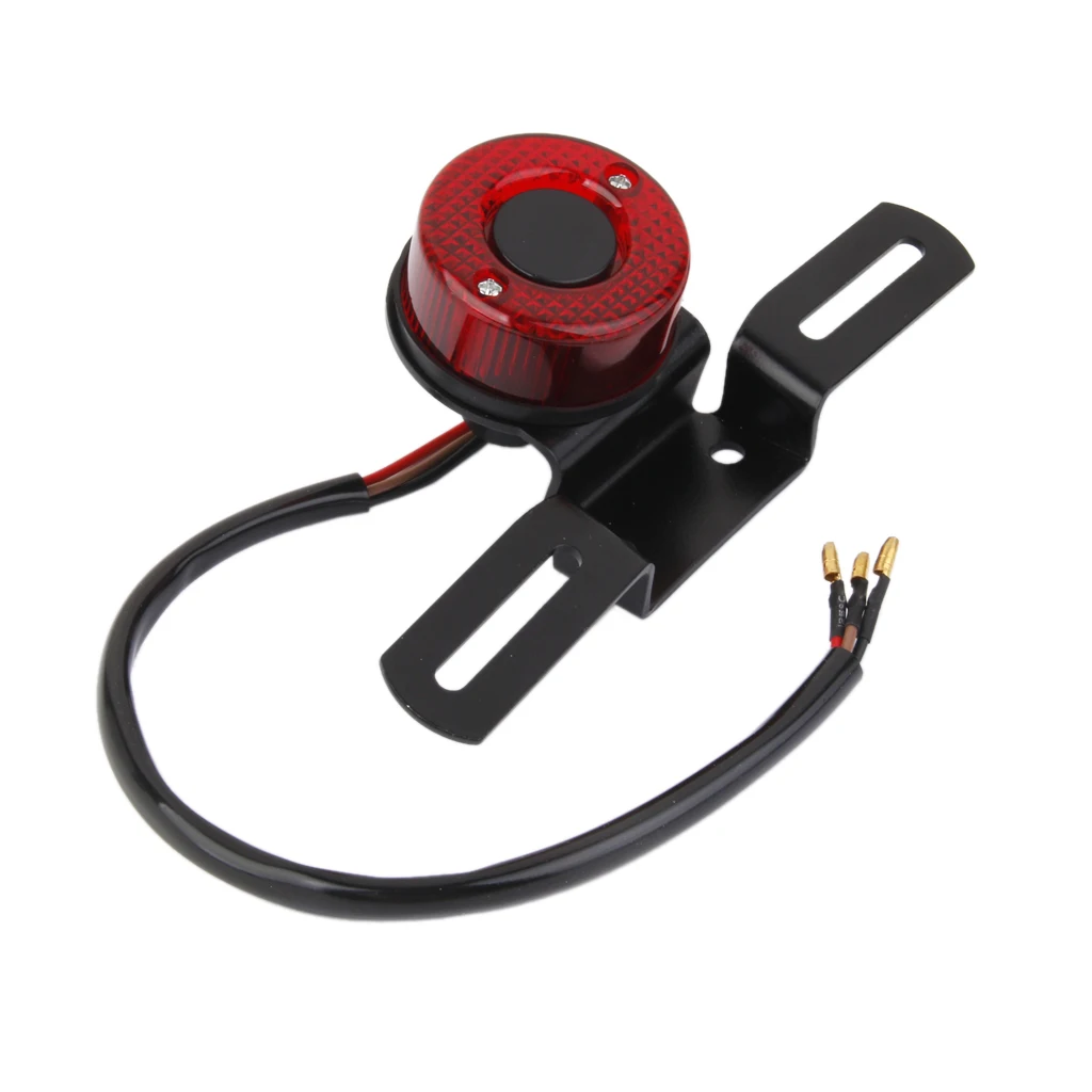 LED Tail Light Stop Lamp with 90cm Brake Cable Fit for Harley Sportster 883 1200 XL