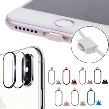 Смарт-телефон задняя Камера объектив защитный кожух круг заглушка от пыли для iPhone