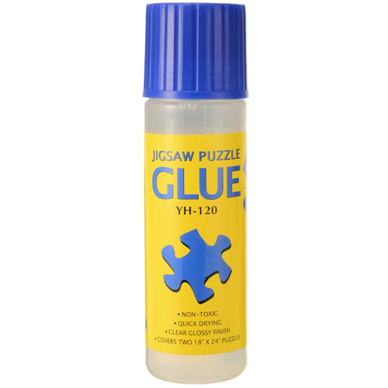 120ml Safe Clear Glue Stick Papers Jigsaw Puzzle Conserver Glue Tool  Non-Toxic Self Apply Fast Dry for Puzzle Hobbyist Collector - AliExpress