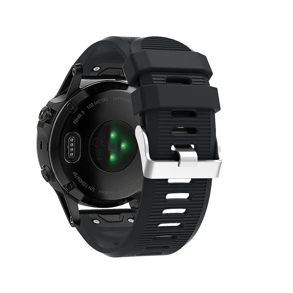 20 26 мм 22 силиконовый ремешок для часов Garmin Fenix 6X 6 6S Pro 5X 5 5S Plus 3 3HR быстросъемный