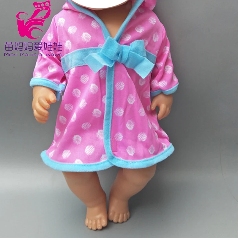 43 см Детские куклы спальный канат Одежда Набор для купания 1" Кукольный наряд подарок для девочки
