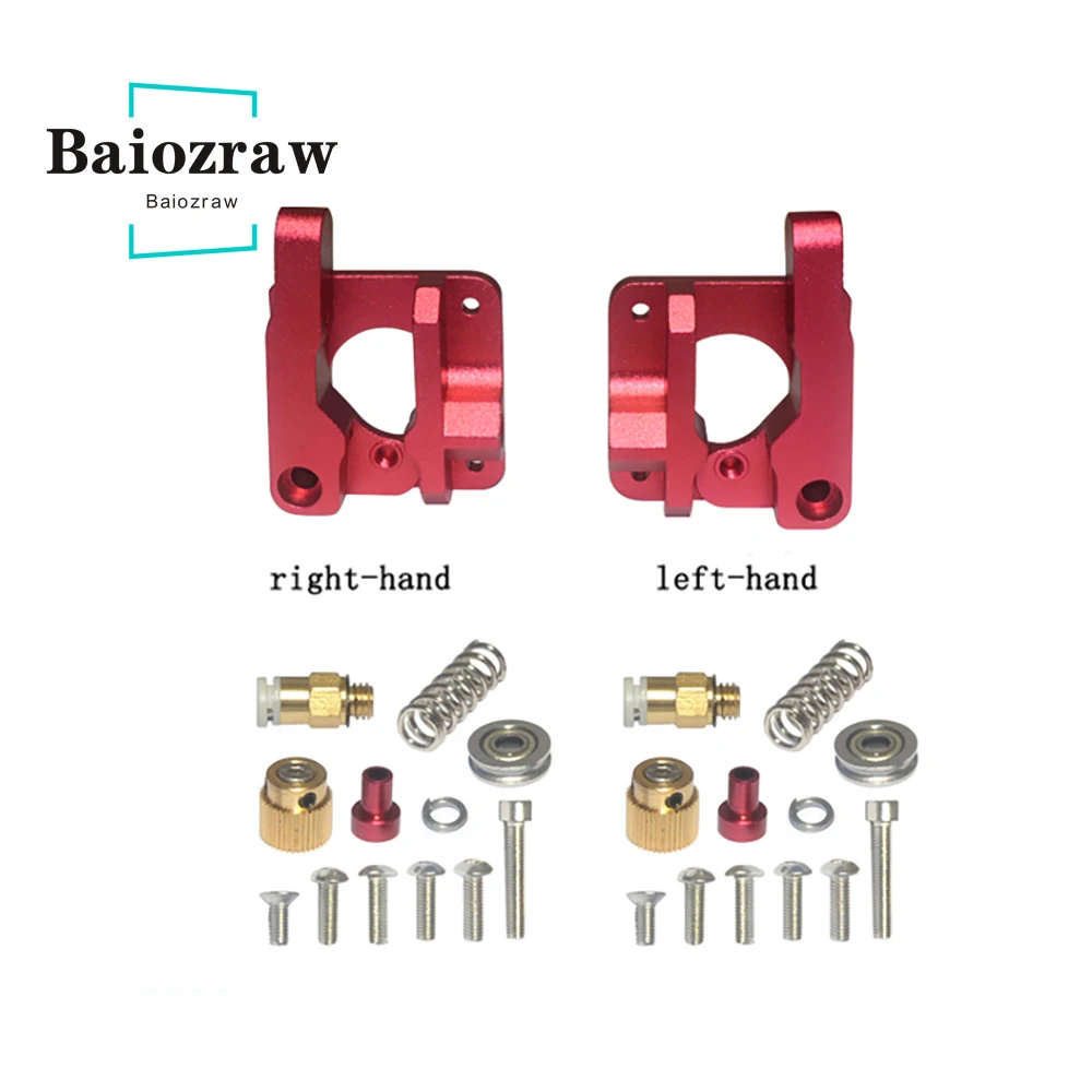 

Upgraded MK8 Extruder Aluminum Alloy Block Bowden Extrusion CR10 Extruder Block 1.75mm 3D Printer Parts for MK8 CR10 Ender 3
