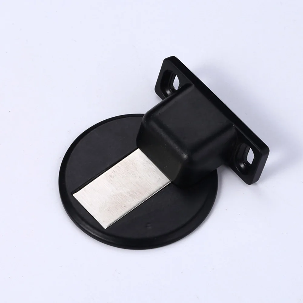 Нержавеющая сталь сильная Магнитная Дверь стоп напольное крепление самоклеющиеся двери стопор