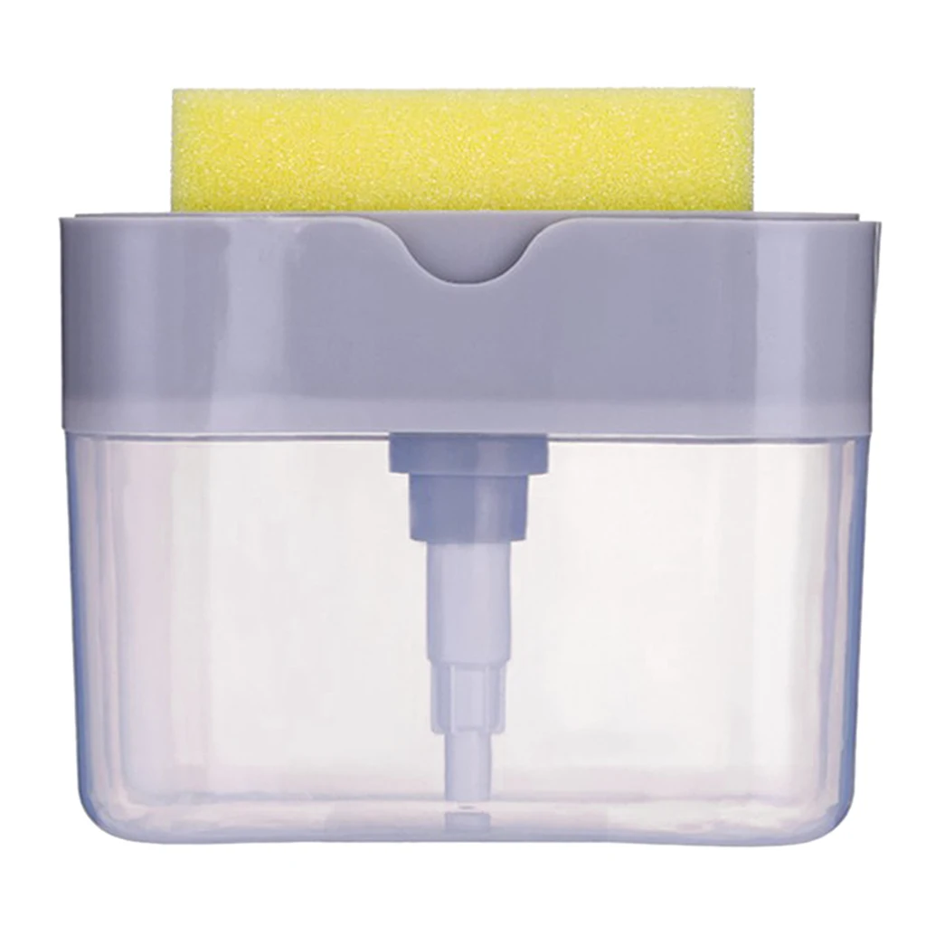 Kitchen Dishwashing Soap Pump Dispenser And Sponge Holder Handy Soap Box for Space Saving Kitchen Dishwashing Soap Pump Dispenser And Sponge Holder Handy Soap Box for Space Saving