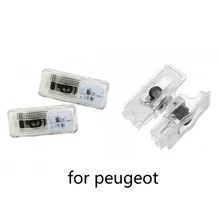 2 шт. двери автомобиля светодиодный Добро пожаловать светильник логотип лазерный украшение Ghost Shadow проектор светильник для peugeot 3008 407 408 508 RCZ 1007