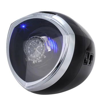 

New Single Flash Light Automatic Watch Winder Box Watchwinder Remontoir Mover Rotator Winding