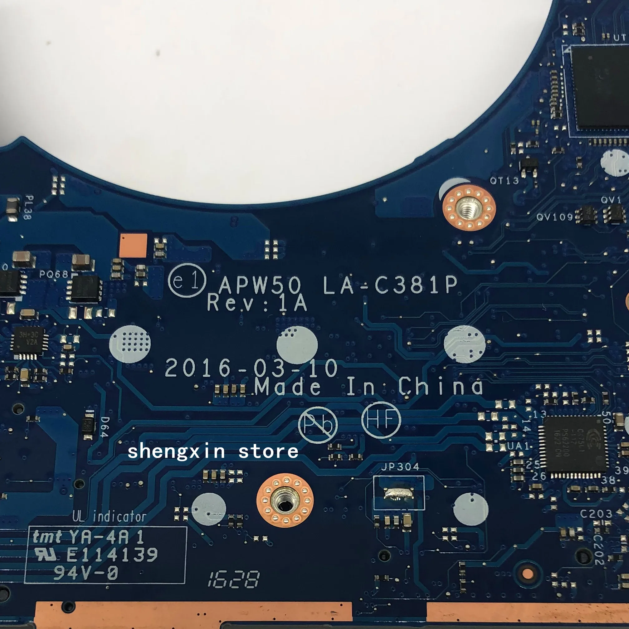 Абсолютно M7510 материнская плата LA-C541P для Dell Precision 7510 M7510 Материнская плата ноутбука 86PC0 086PC0 CN-086PC0 SR2FU i7-6820HQ