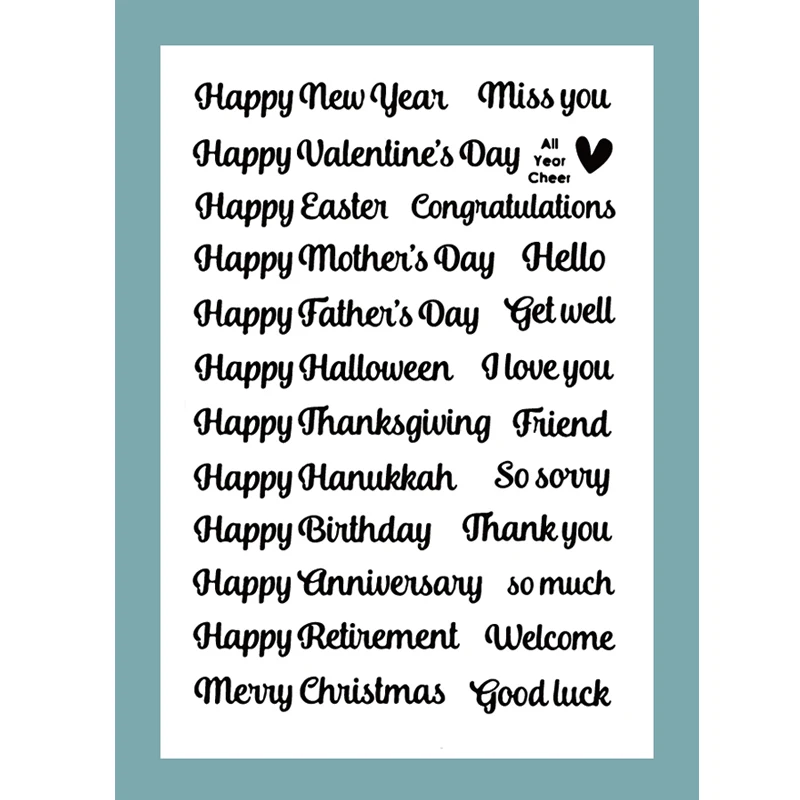 

ZATWBS Birthday congratulations Clear Stamps For DIY Scrapbooking/Card Making/Album Decorative Rubber Stamp Crafts