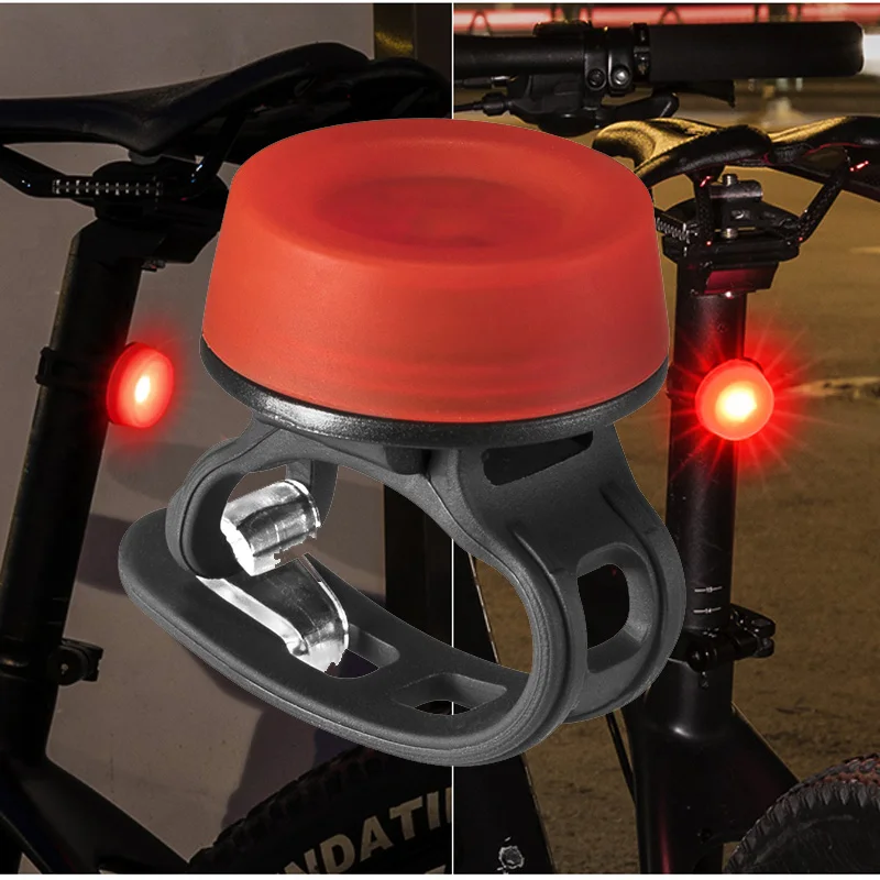 

ROCKBROS Mini Bicycle Tail Light Bike Rear Light Taillight Flashlight Night Safety Warning Helmet Lights Cycling accessory