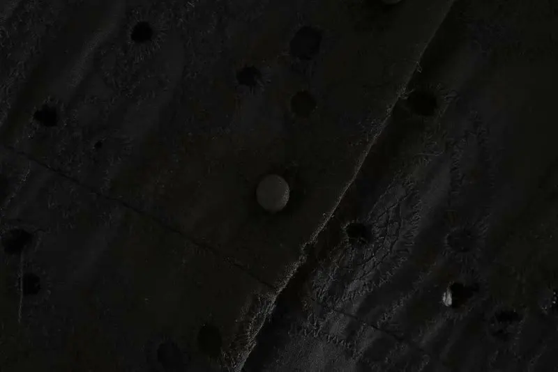 Новинка, женское элегантное черное мини-платье с v-образным вырезом и рукавом-фонариком, женское платье с вышивкой и пряжкой, vestidos, шикарные повседневные платья, DS2791
