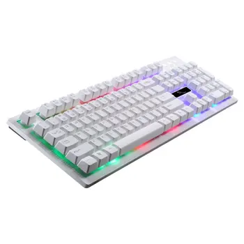 

Wired Gaming Keyboard USB Backlight Gaming Keyboard Ergonomic Comfortable 114 Keys Keyboard For PC Laptop For Pro Gamer