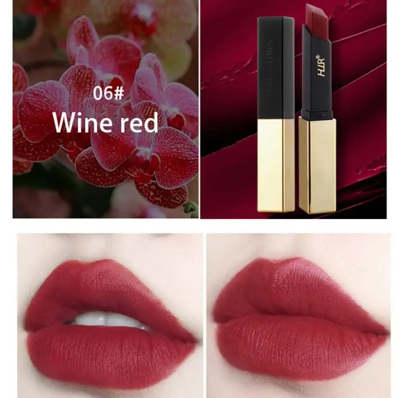 A6 Sexy Small Gold Lipstick Lasting Moisture Not Easy To Fade Lipstick Matte Lip Gloss - Цвет: A6