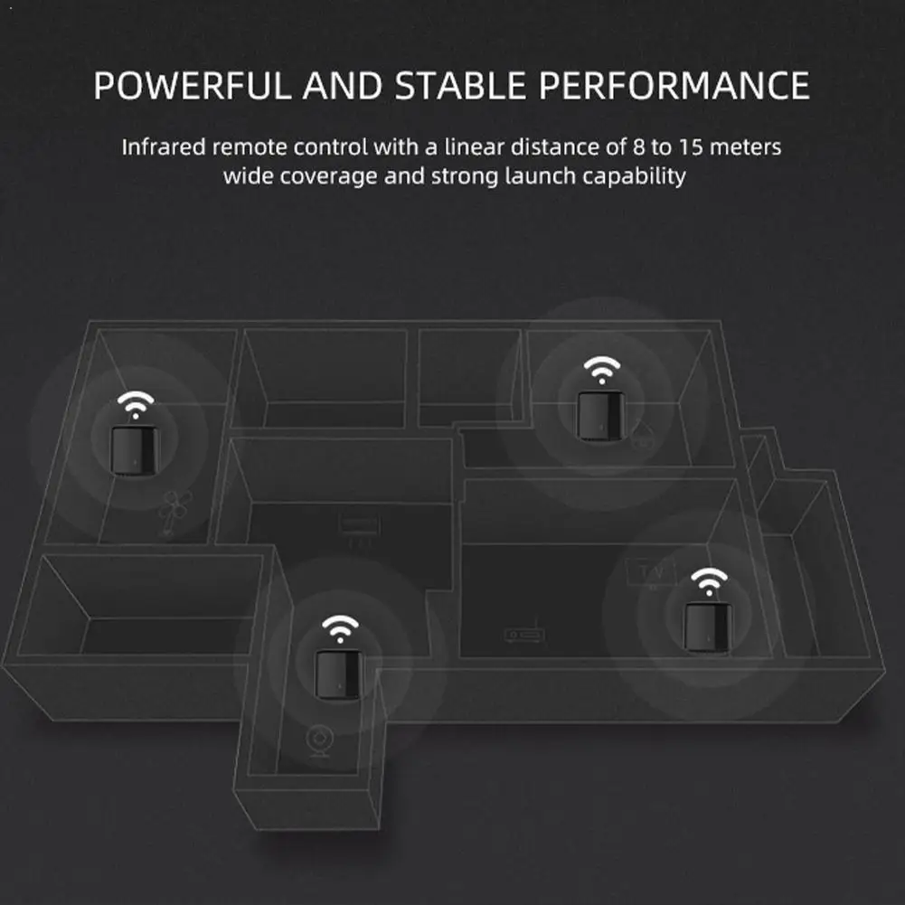 

Mini Smart Home Automation Intelligent WiFi IR Remote Works For Google Home Controller J2N5