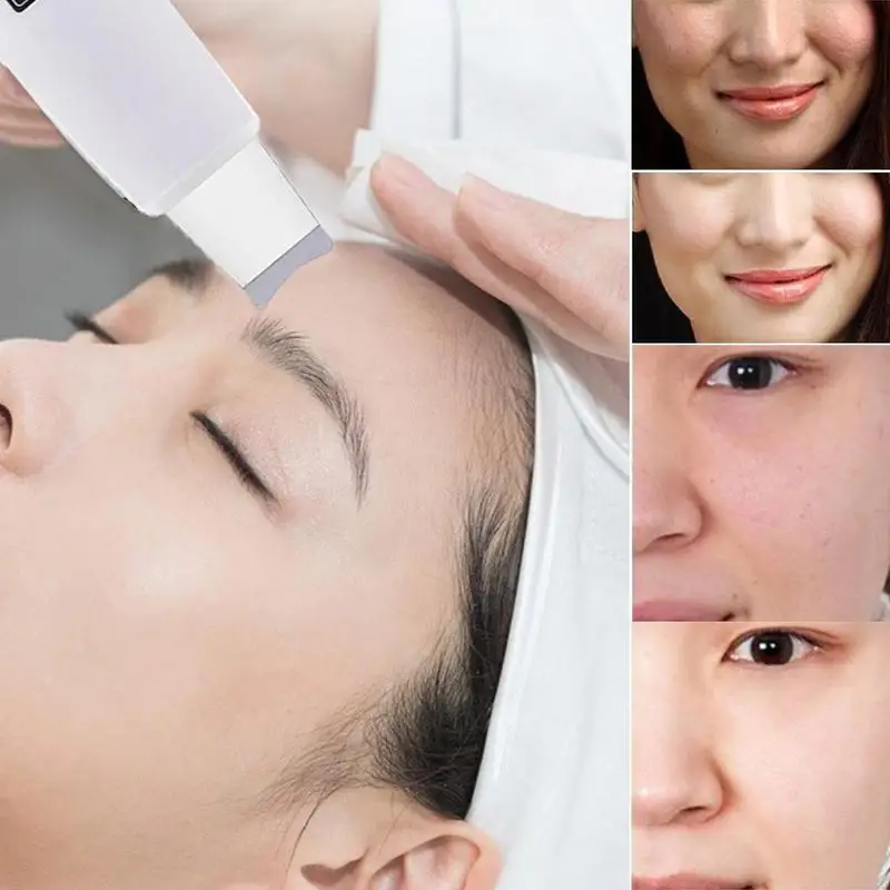 Ultrasonic Facial Skin Deep Face Cleaning Maching Remove Dirt Blackhead Anti Wrinkles Rechargeable Skin Care Lifting Face Care