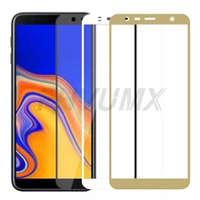 Полное покрытие из закаленного стекла для samsung Galaxy A6 A8 J4 J6 Plus защитное стекло на A7 A9 J2 J7 J8 Защитная пленка для экрана