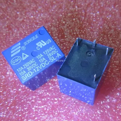 5 шт. реле SRD-03VDC-SL-C Rele 3 в 10A 250VAC 10A 30VDC реле времени питания 5PIN реле 03 в высокое качество - Габаритные размеры: SRD-12VDC-SL-A DIP-4
