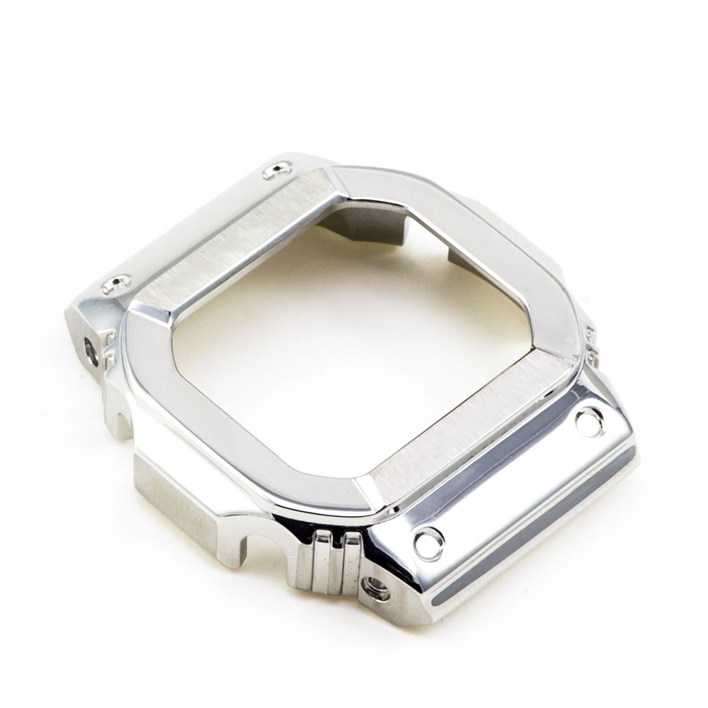 35th Anniversary Silver Set DW5600/5610 Watchband Strap Bezel Accessories Modification 100%Stainless Steel