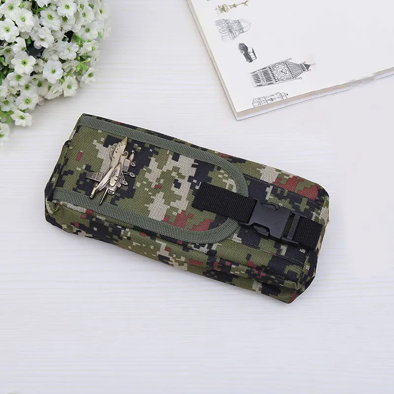Новое поступление, для мальчиков камуфляжного цвета Camouflage Big школьный Карандаш Чехол многофункциональное крупносерийное Ёмкость ручка коробки Портативный, аксессуары для путешествий, расходные материалы