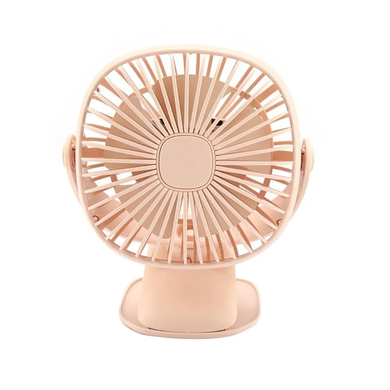 

Mini USB Rechargeable Air Cooling Fan Clip Desk Fan Dual Use Home Student Dormitory Bedside Portable Desktop Office Fan