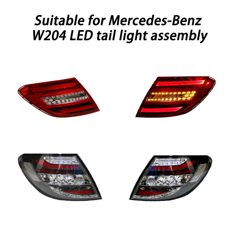 

Car LED Tail Light Assembly for Mercedes-Benz C-Class 2007-2014 W204 C180 C200 C260 C300 Car Accessories Modified Taillight