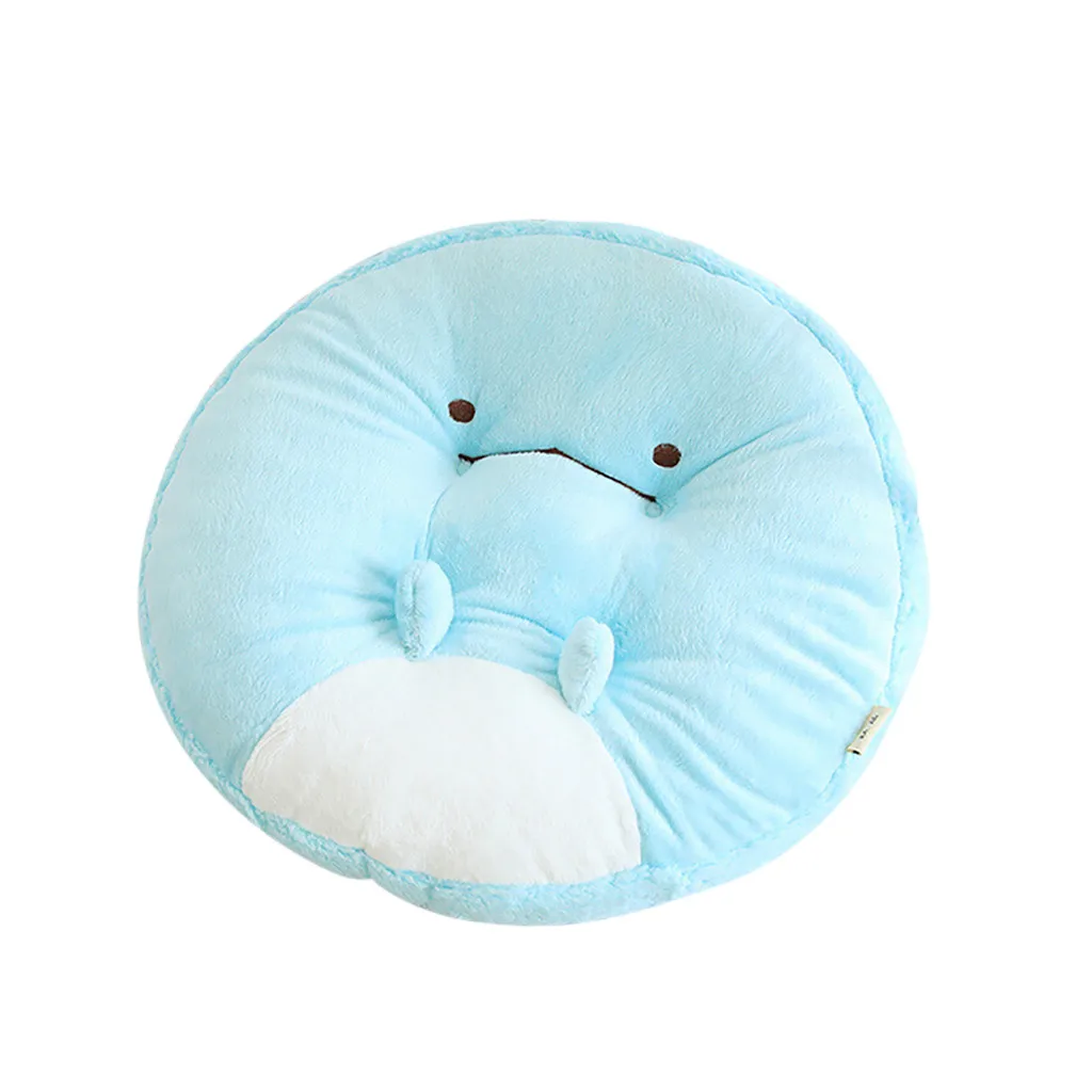 Light blue Роскошные мягкие подушки для сиденья кресла подушки Декор милые животные круглая подушка плюшевые милые животные круглые мягкие подушки качество F912 - Цвет: Light blue