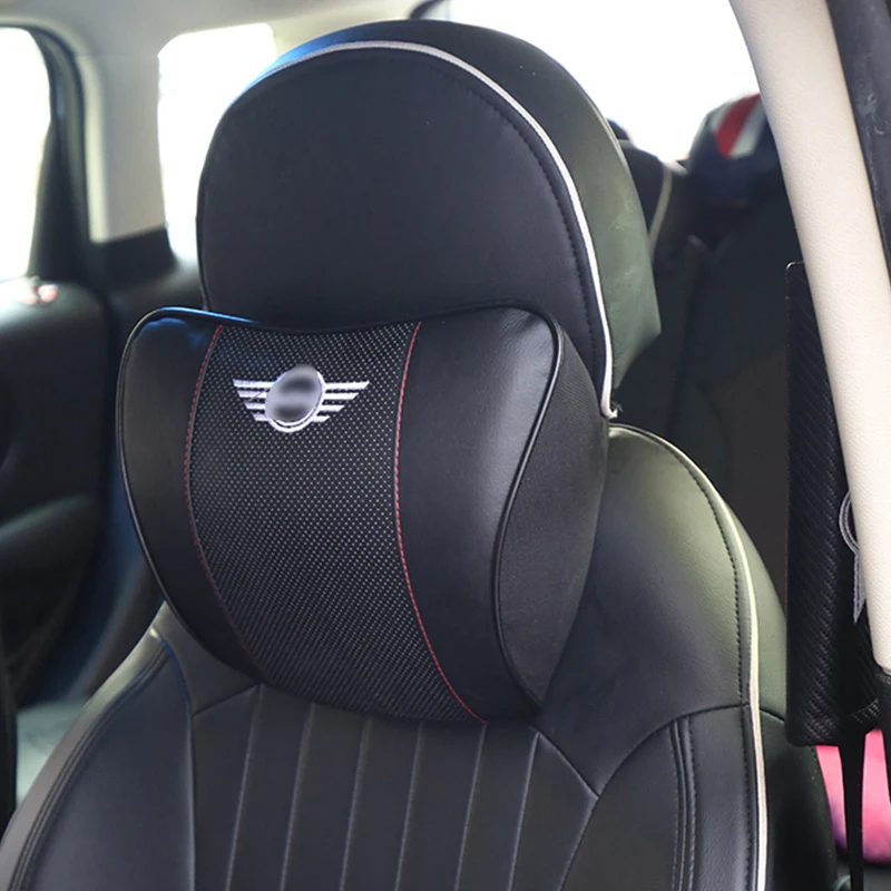 

Memory Foam Car Neck Pillow Car accessories Neck Rest Seat Headrest Cushion Pad For MINI COOPER F54 F55 F56 F60 R61 R55 R56 R60
