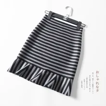 Новинка, юбка с лепестками, рыбий хвост, Женская Весенняя и осенняя, высокая талия, черная, длинная, сумка, бедра, шифоновая юбка